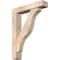 Ekena Millwork Funston Block Smooth Bracket w/ Offset Brace, Douglas Fir, 5 1/2"W x 26"D x 34"H BKT0604X26X34FST05SDF - alternate 1